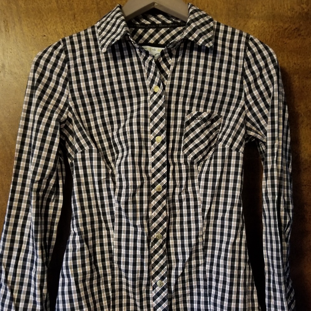 Womens Guess Jean's button down blouse